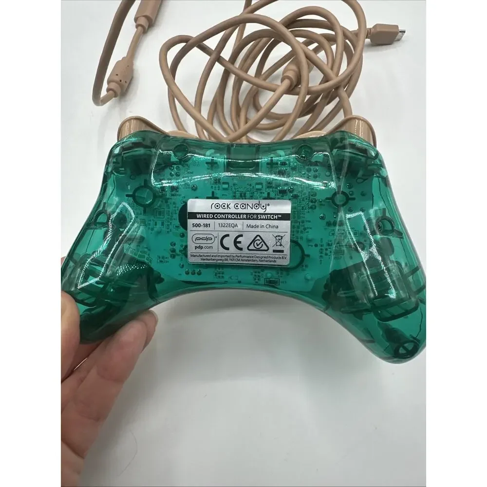 Rock Candy Animal Crossing Wired Controller Nintendo Switch Green